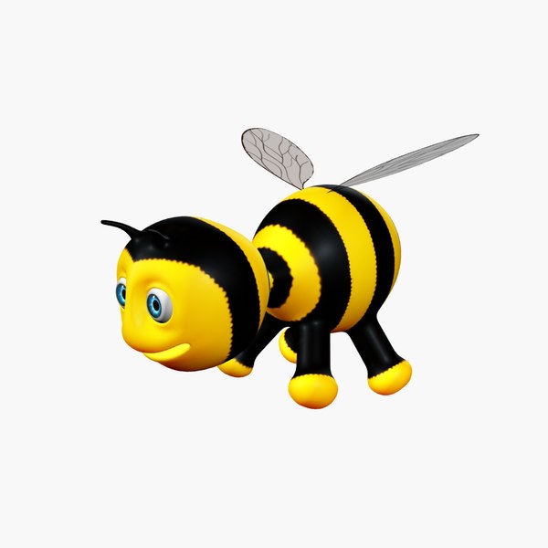 cartoon bee 3d max