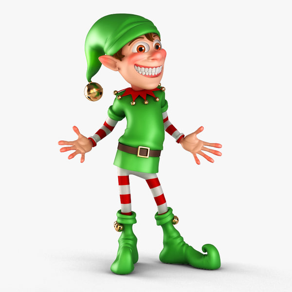 christmas elf rigged