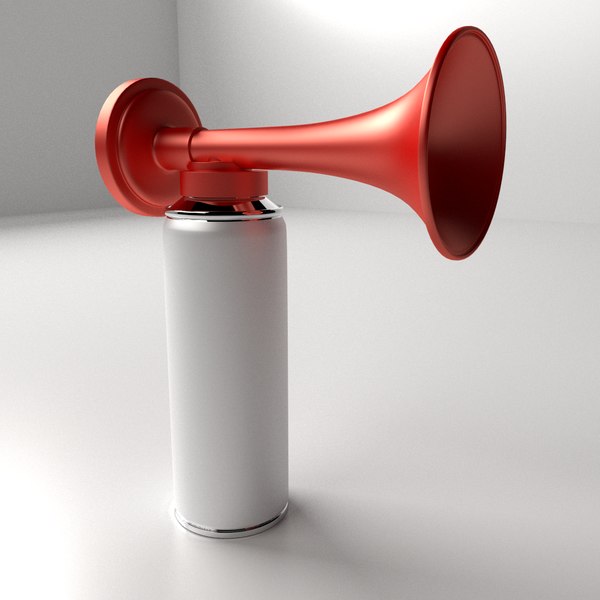 3d model portable air horn