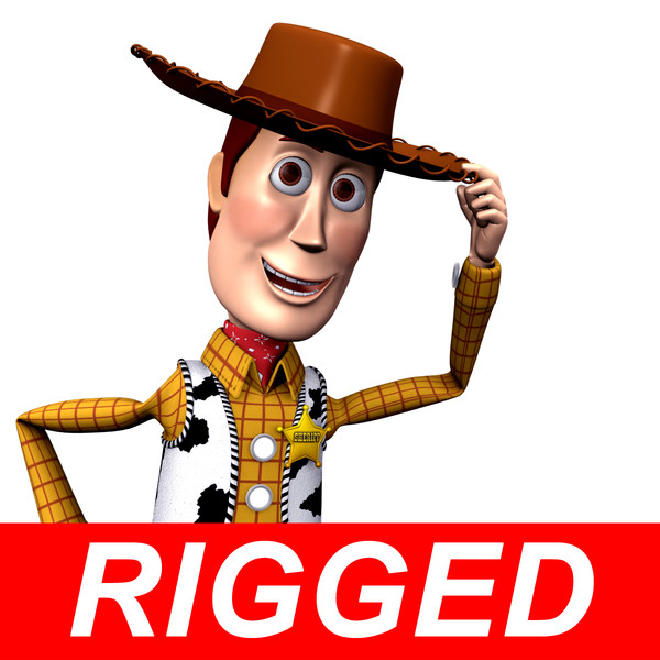 sheriff woody 3d model