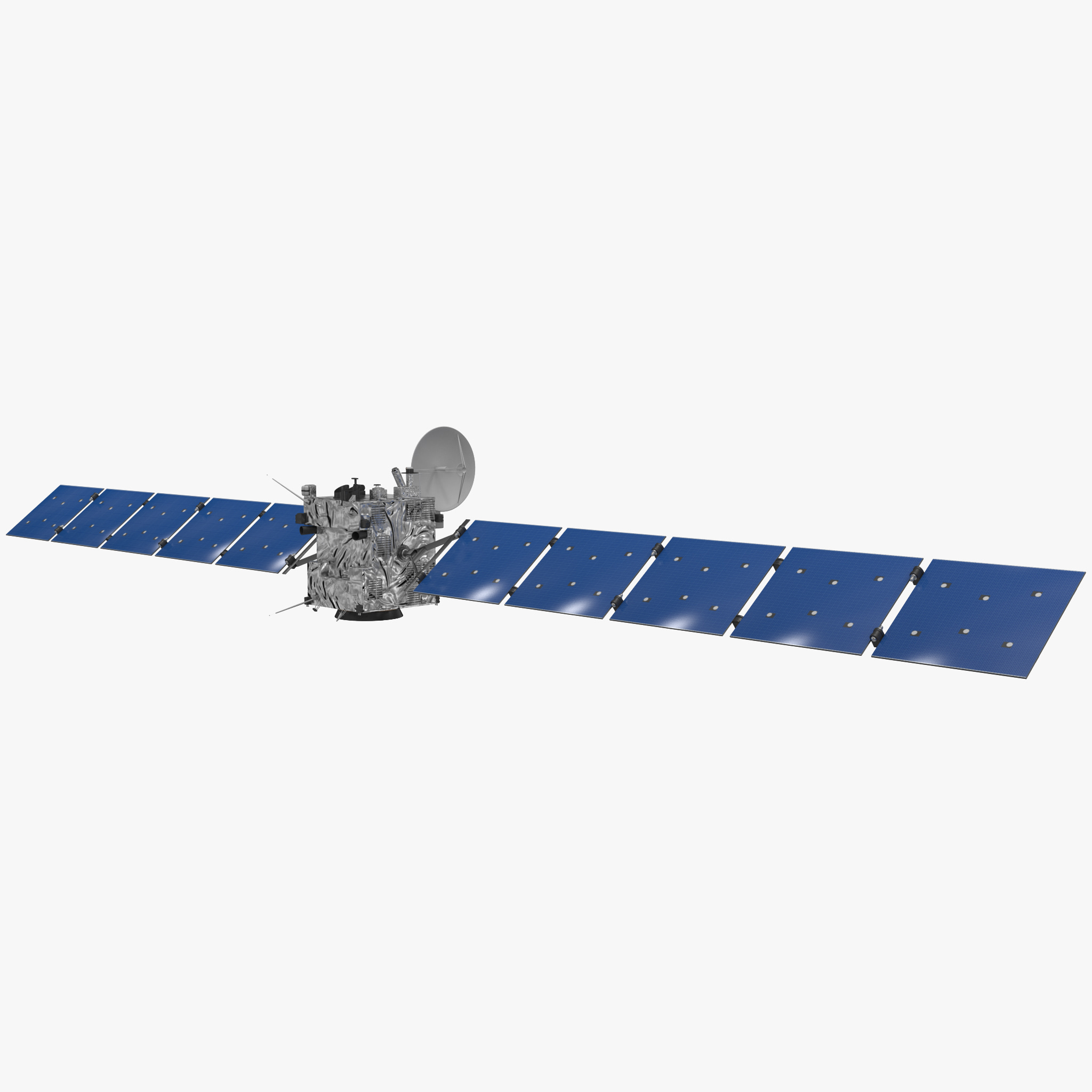 rosetta spacecraft probe 3d model