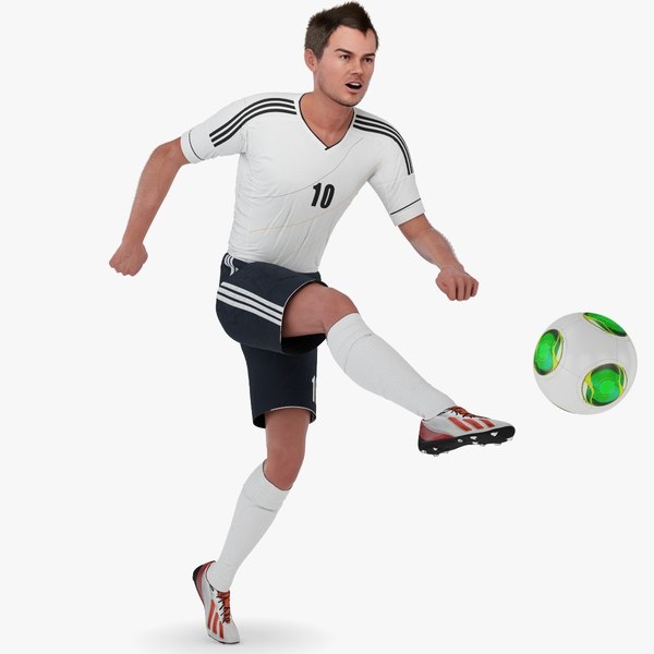 white soccer player cg