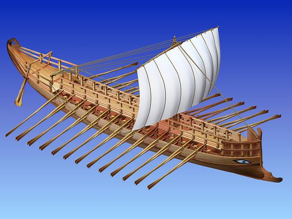 trireme 3d models